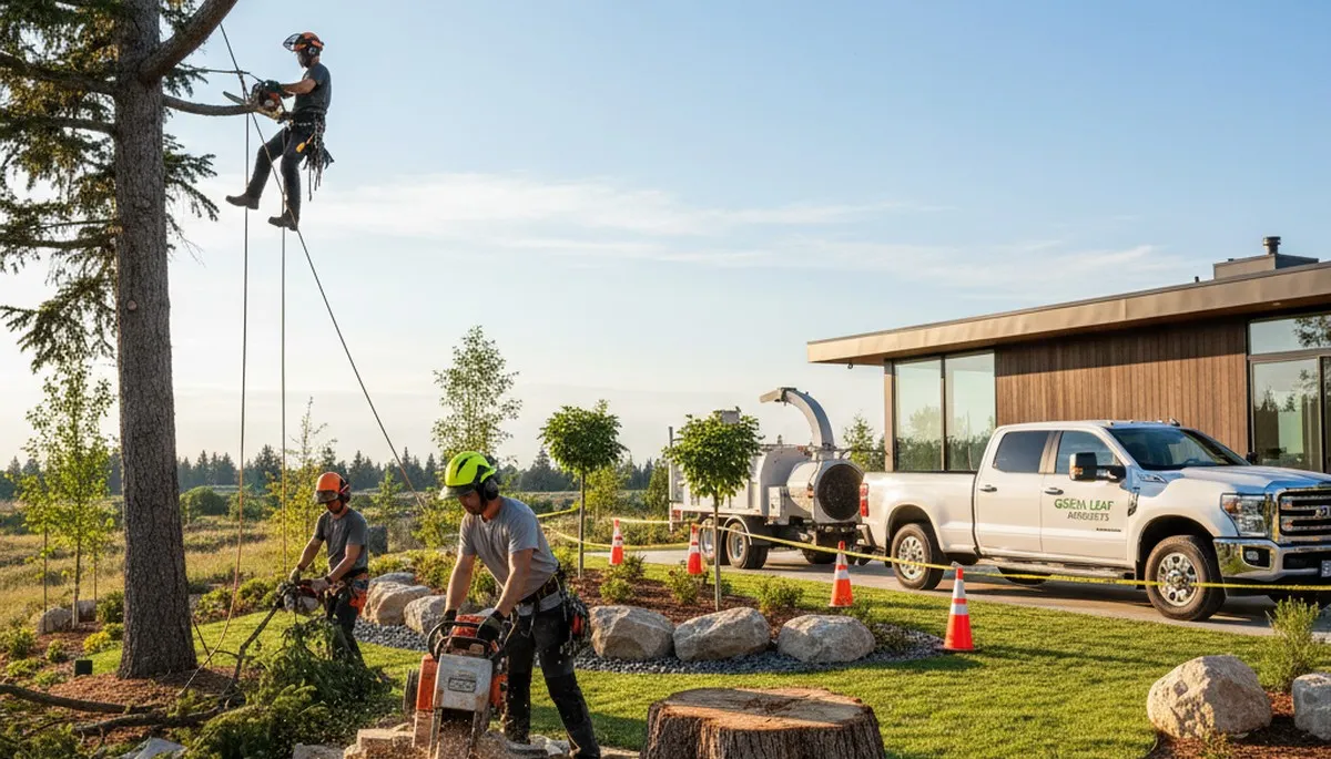 Professional landscaping and tree removal service in Atlanta, GA by Chop Chop Tree experts