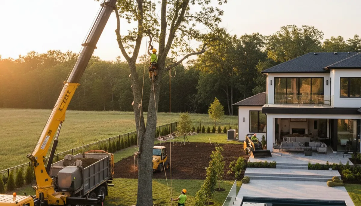 Professional landscaping and tree removal service in Atlanta, GA by Chop Chop Tree experts